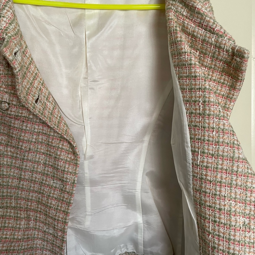 Zara Basic Lined Blazer, Size Us L - image 5